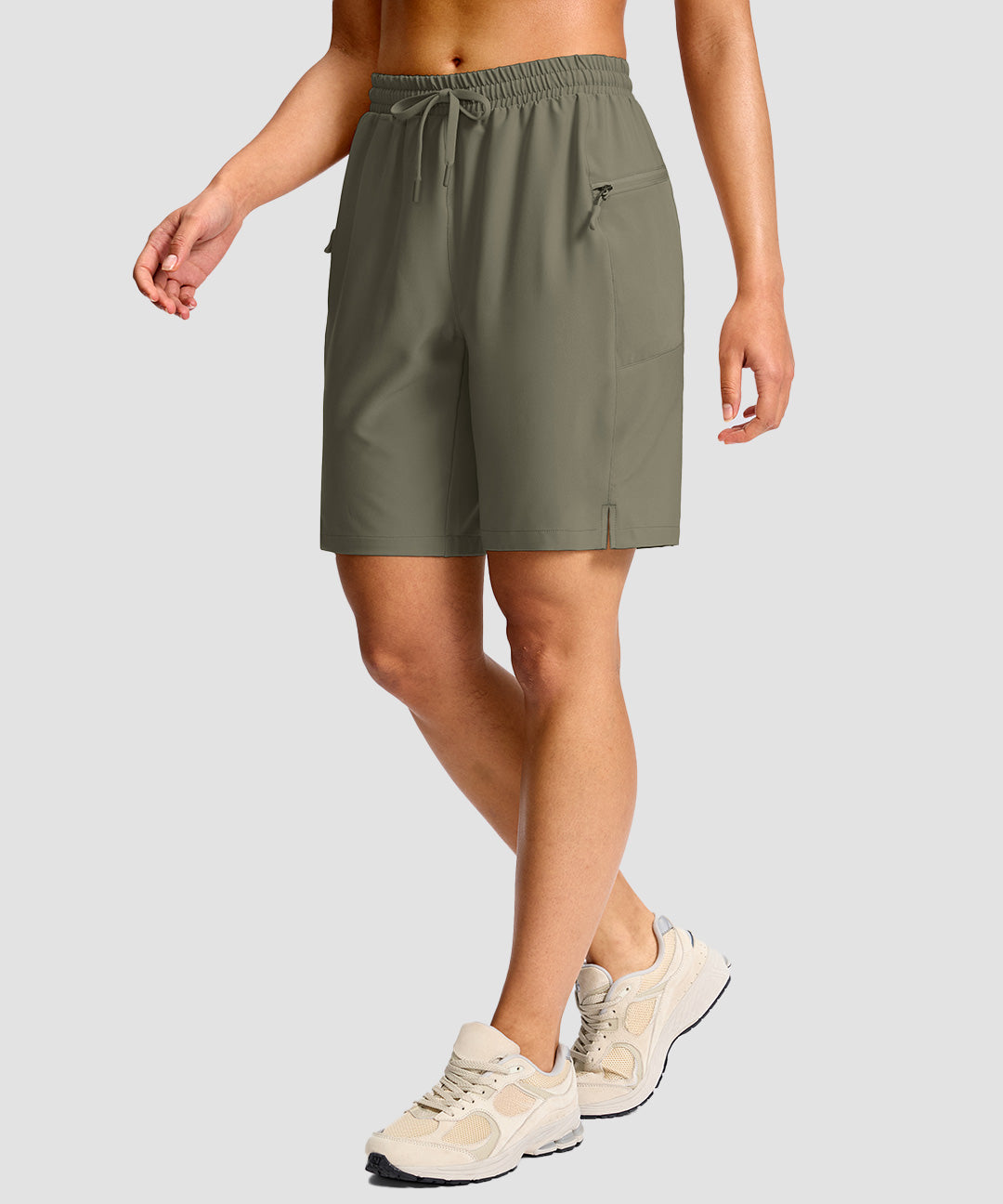 Drawstring Zipper Pokets Bermuda Short 9'' - Image 2