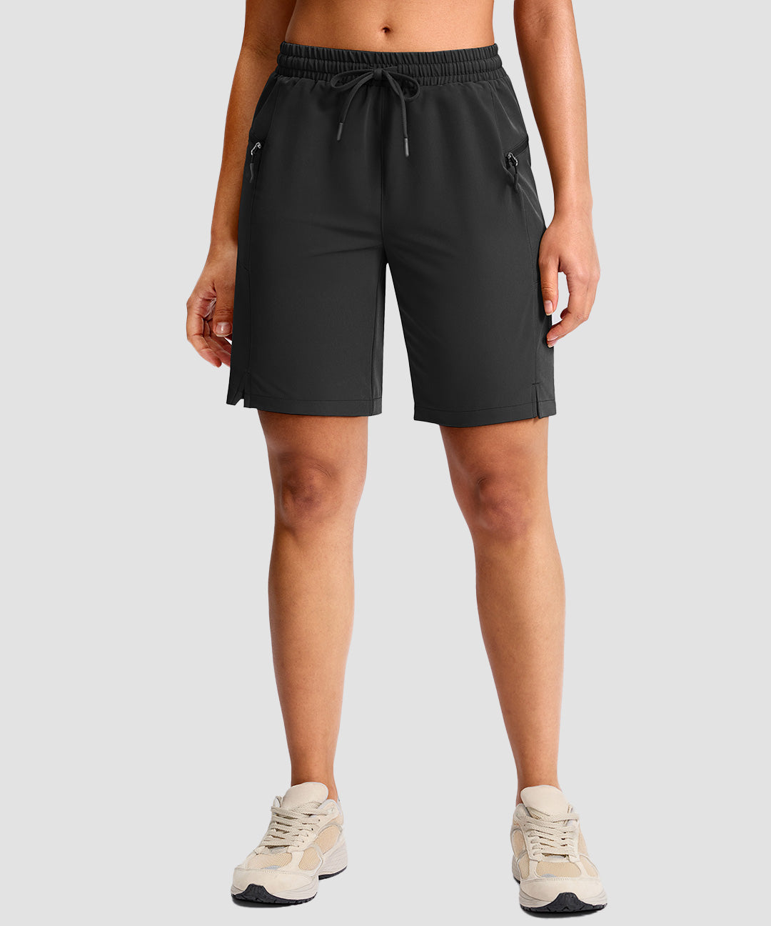 Drawstring Zipper Pokets Bermuda Short 9'' - Image 12