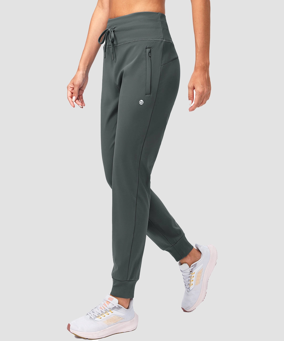 High Rise Fleece-Lined Jogger - Image 10