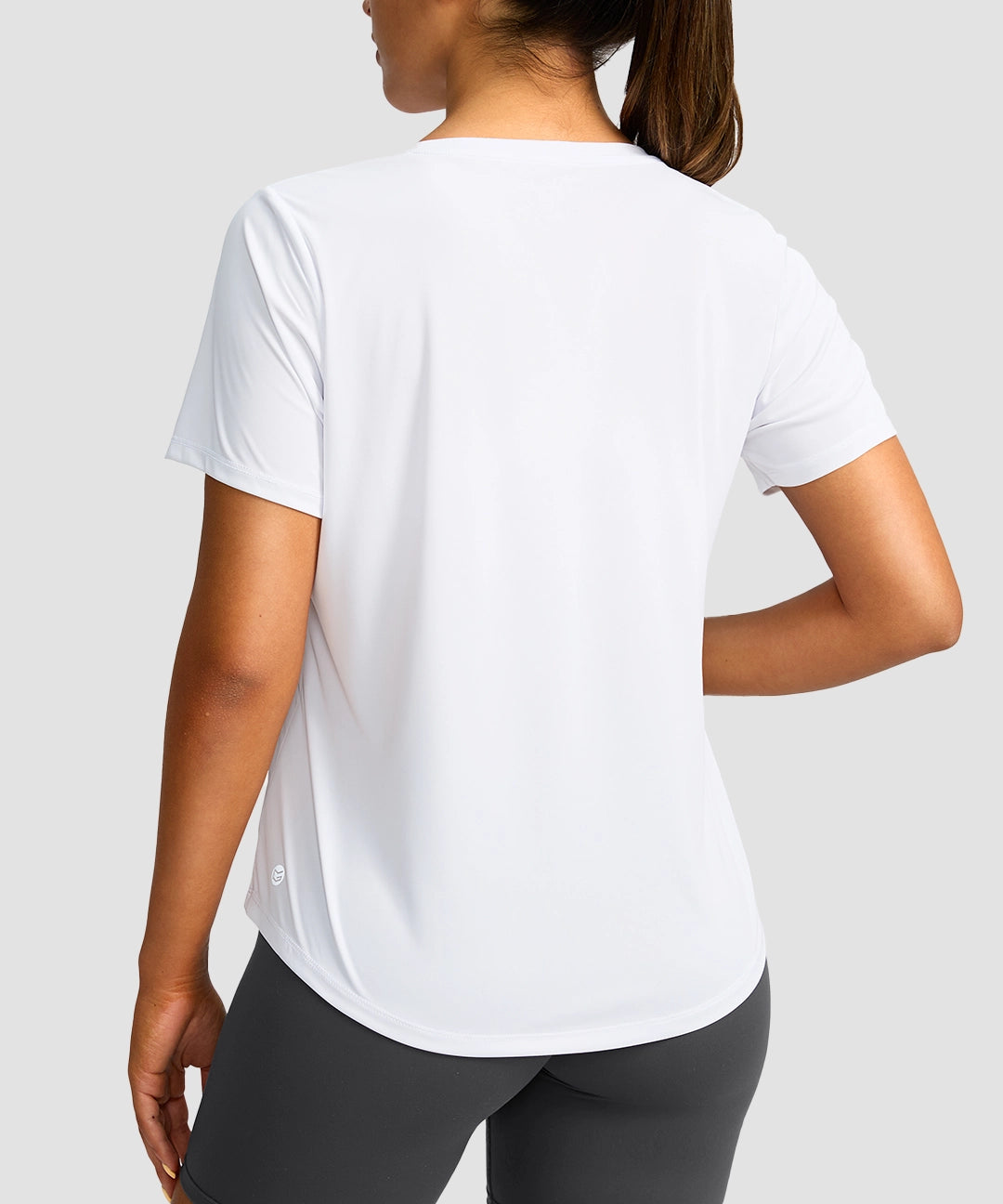 Crew Neck Curved-Hem Sun Tee - Image 7
