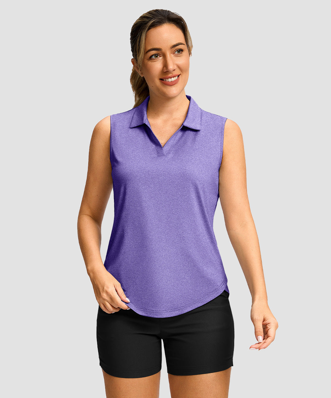High-Low Polo Tank Top - Image 23