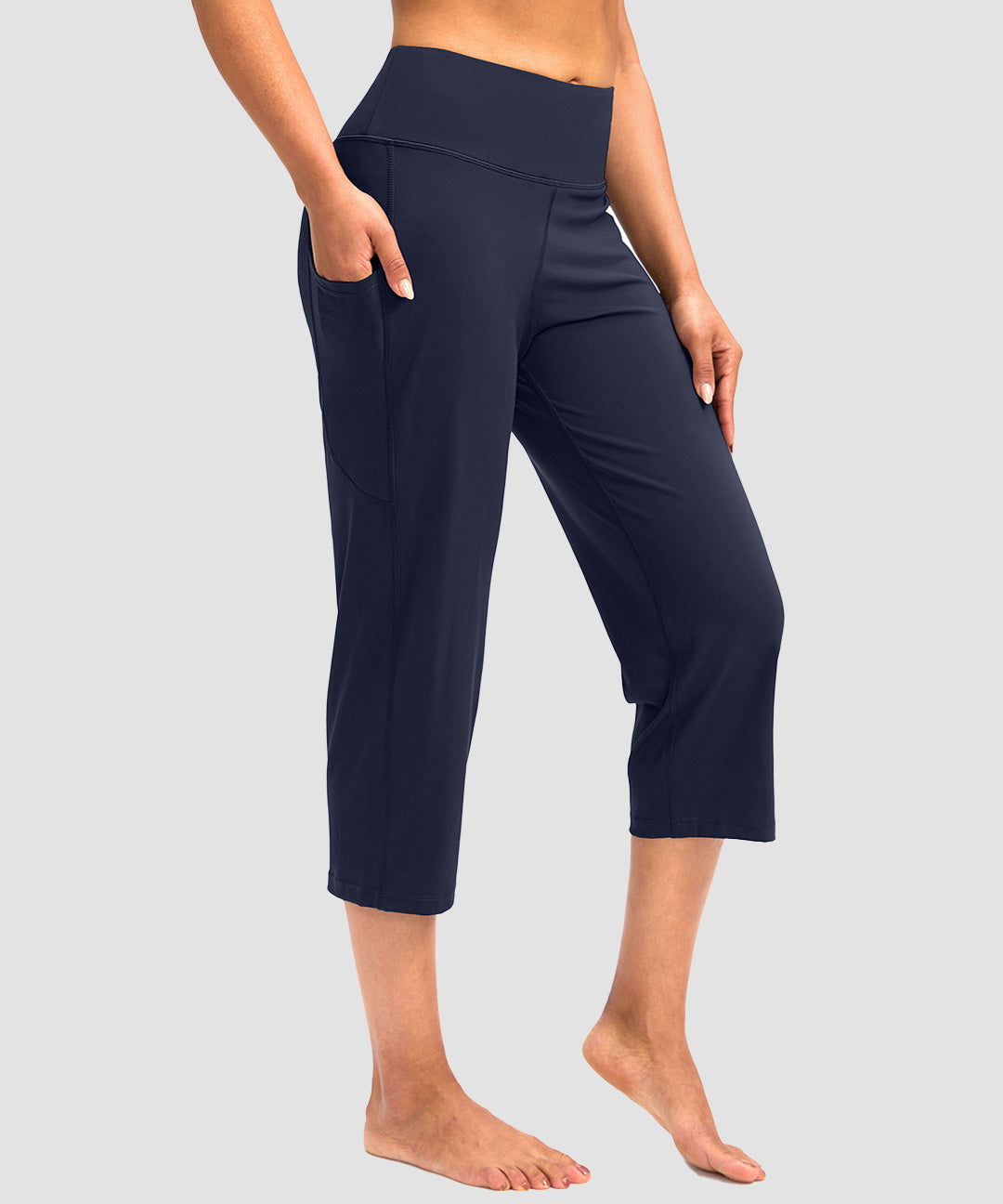 High Waist Straight Capri - Image 5