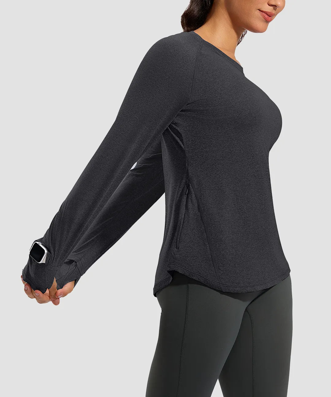 Dry Fit With Zipper Pocket Long Sleeve - Image 2