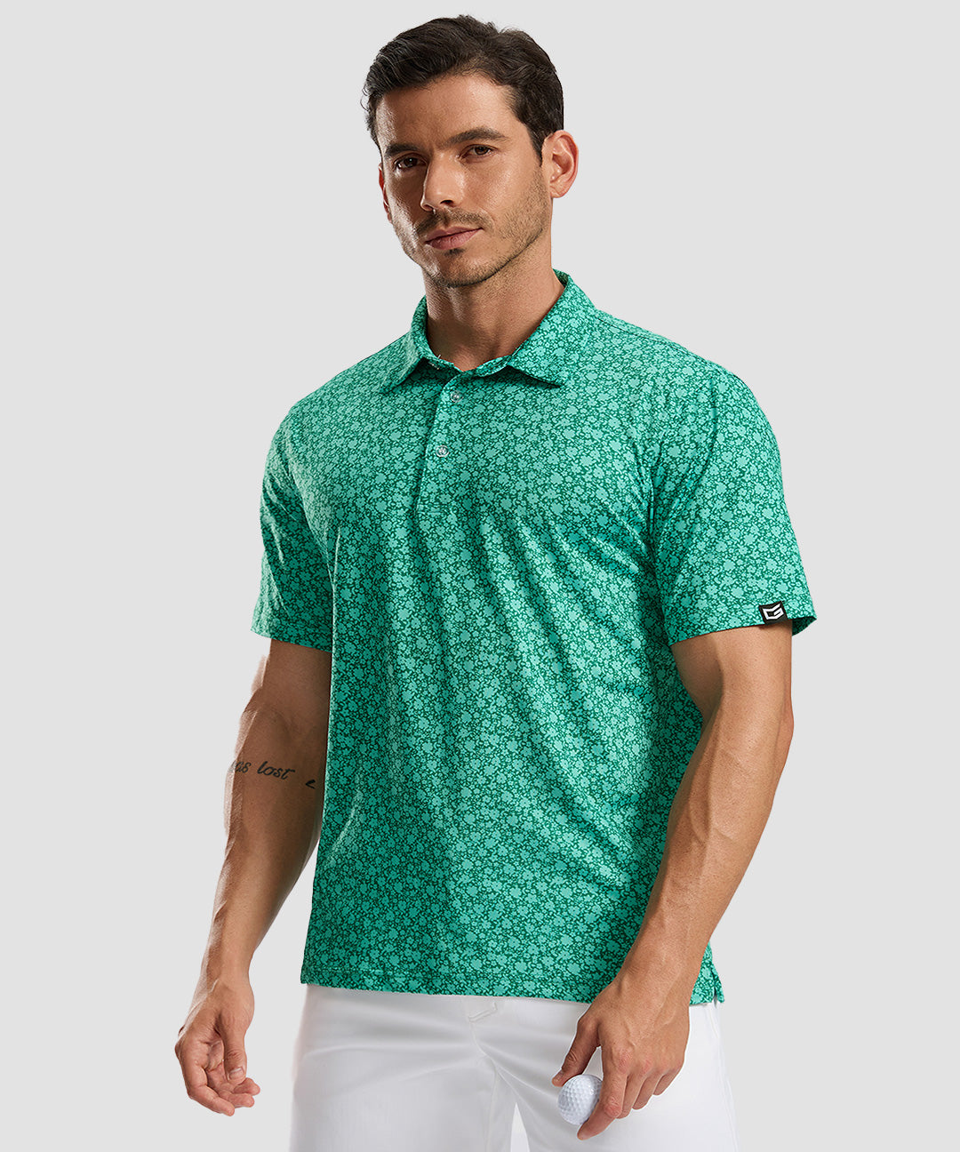 Dry Fit Printed Golf Polo - Image 26