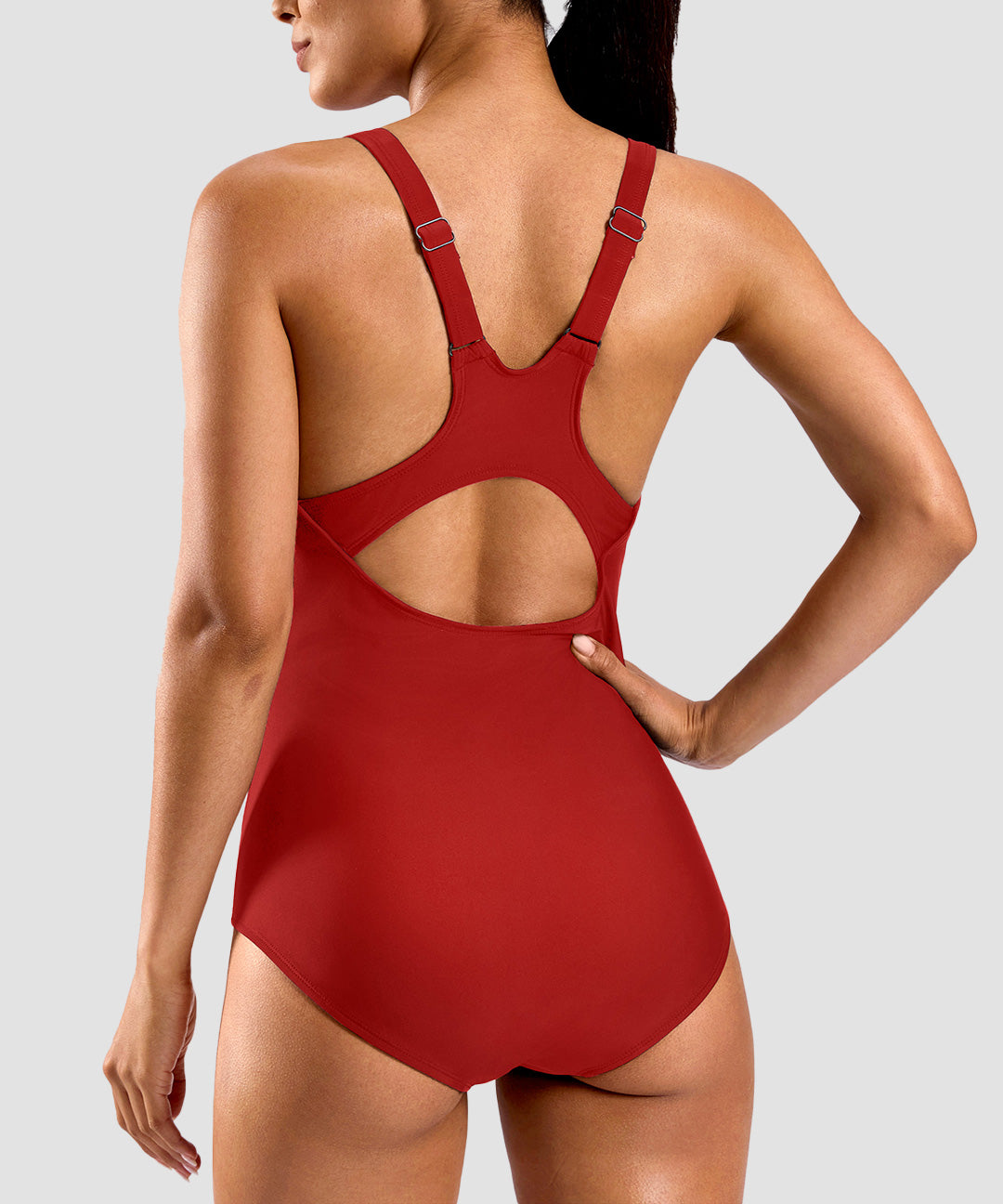 Racerback Padded One-piece Swimsuit - Image 22
