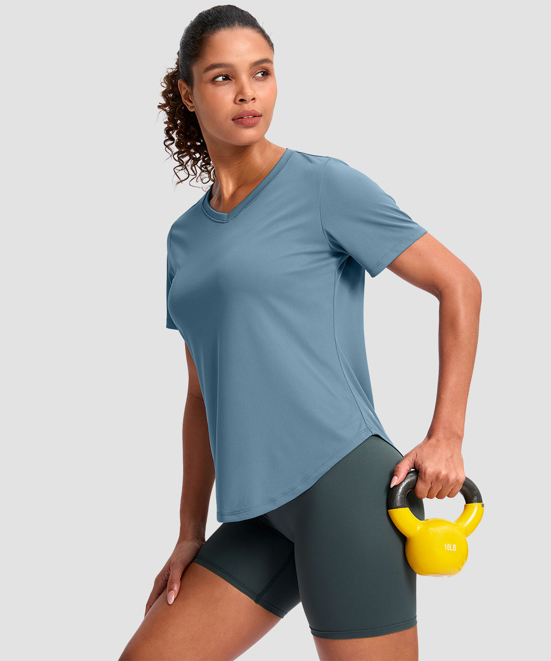 UV Protection V Neck Short Sleeve - Image 5