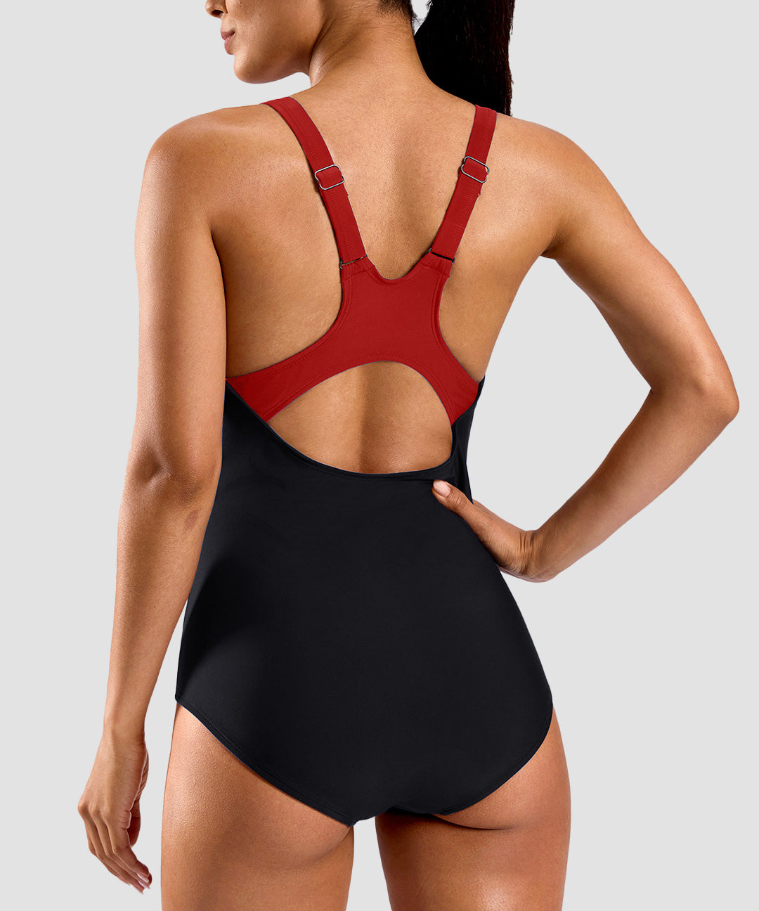 Racerback Padded One-piece Swimsuit - Image 26