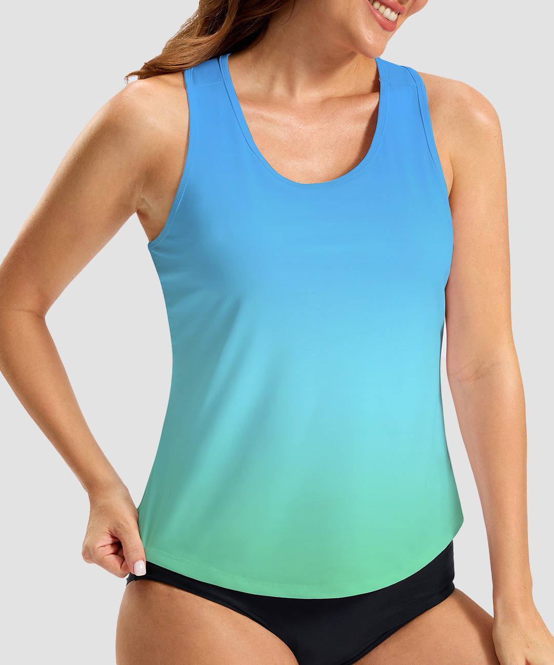 Racerback Padded Tank Top - Image 19