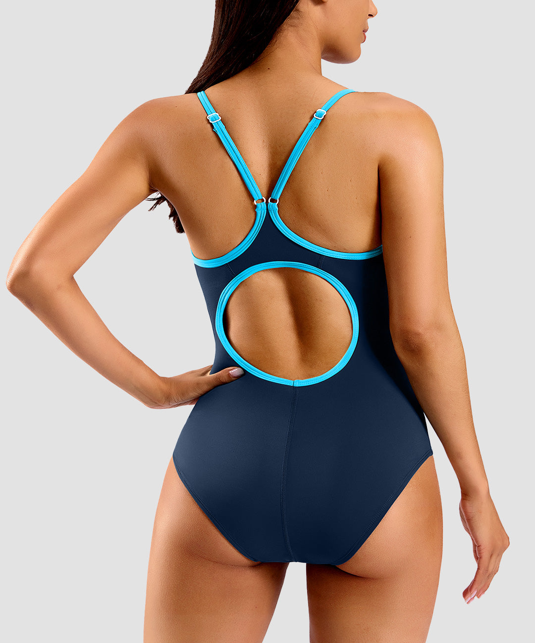 Cowl Back One Piece Swimsuit - Image 22