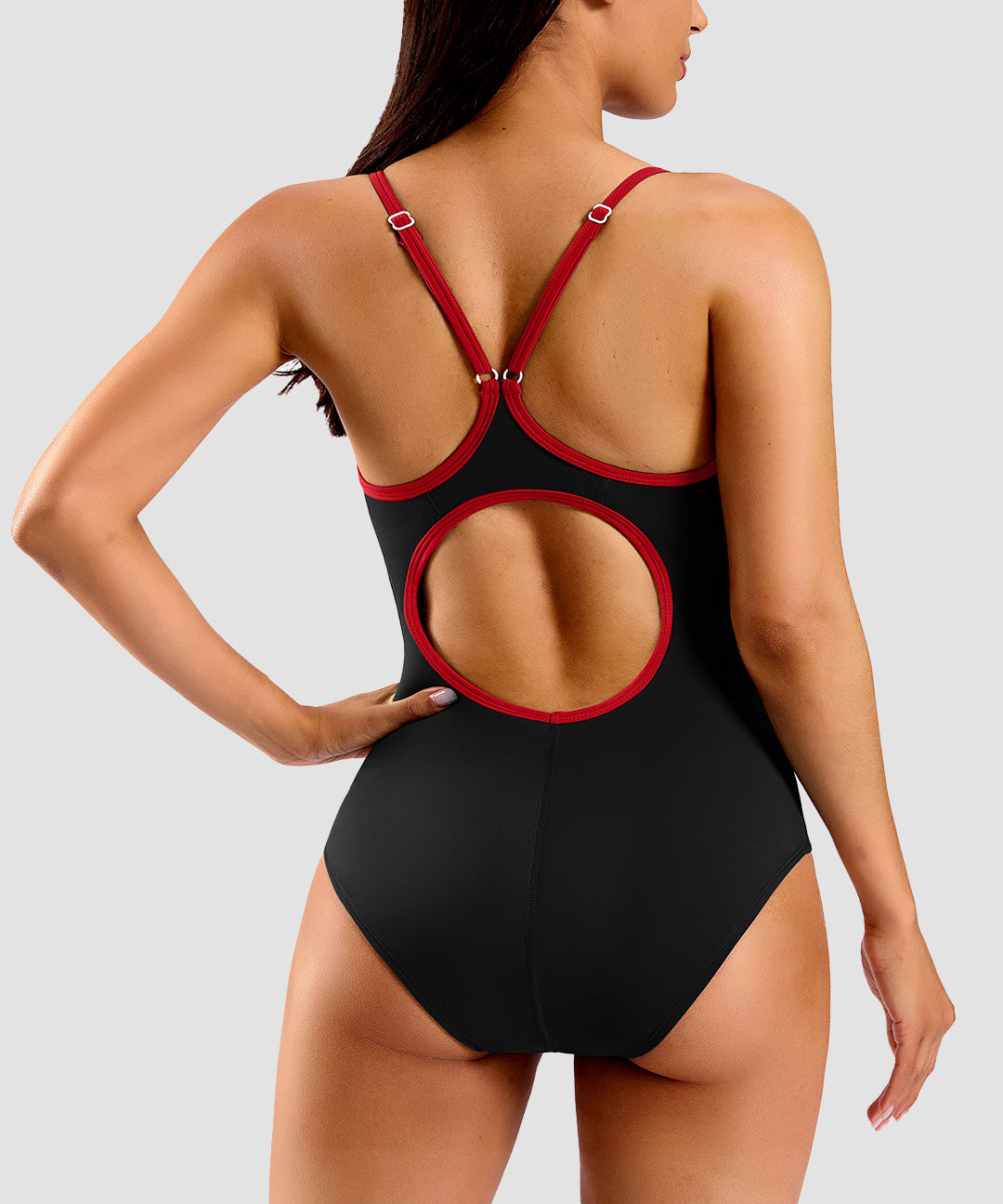 Cowl Back One Piece Swimsuit - Image 18