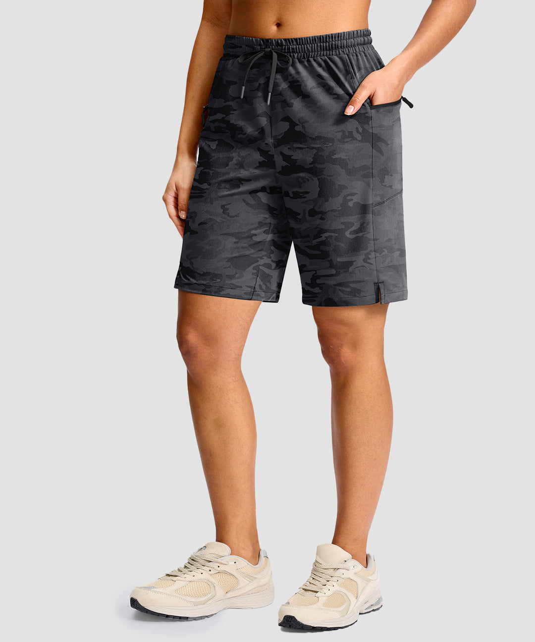 Drawstring Zipper Pokets Bermuda Short 9'' - Image 30