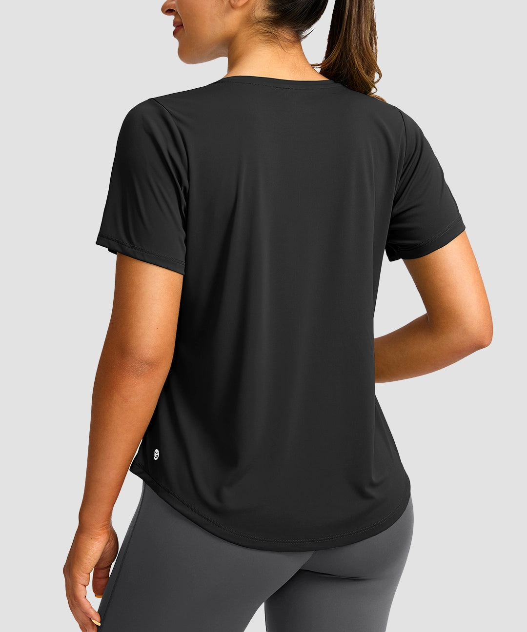 Crew Neck Curved-Hem Sun Tee - Image 15