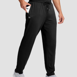 Drawstring With Pockets Stretchy Sweatpants