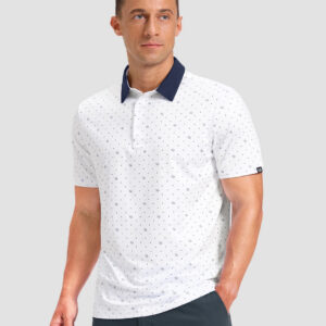 Sun Protection Printed Golf Polo