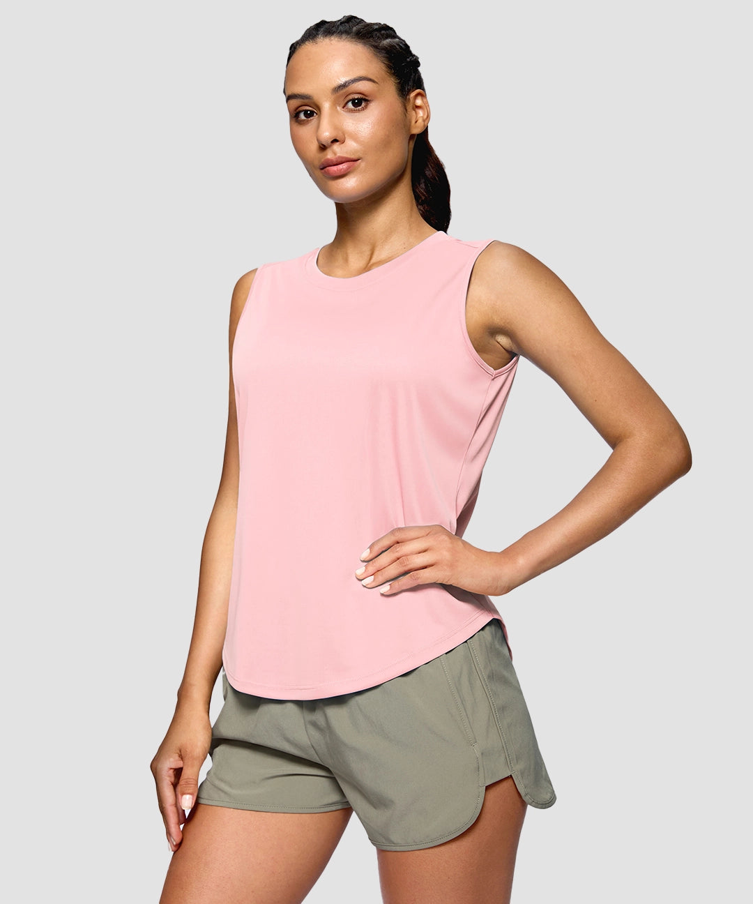 Reflective Back Curved Hem Tank - Image 21
