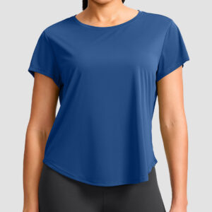 Cross-over Pleated Short Sleeve