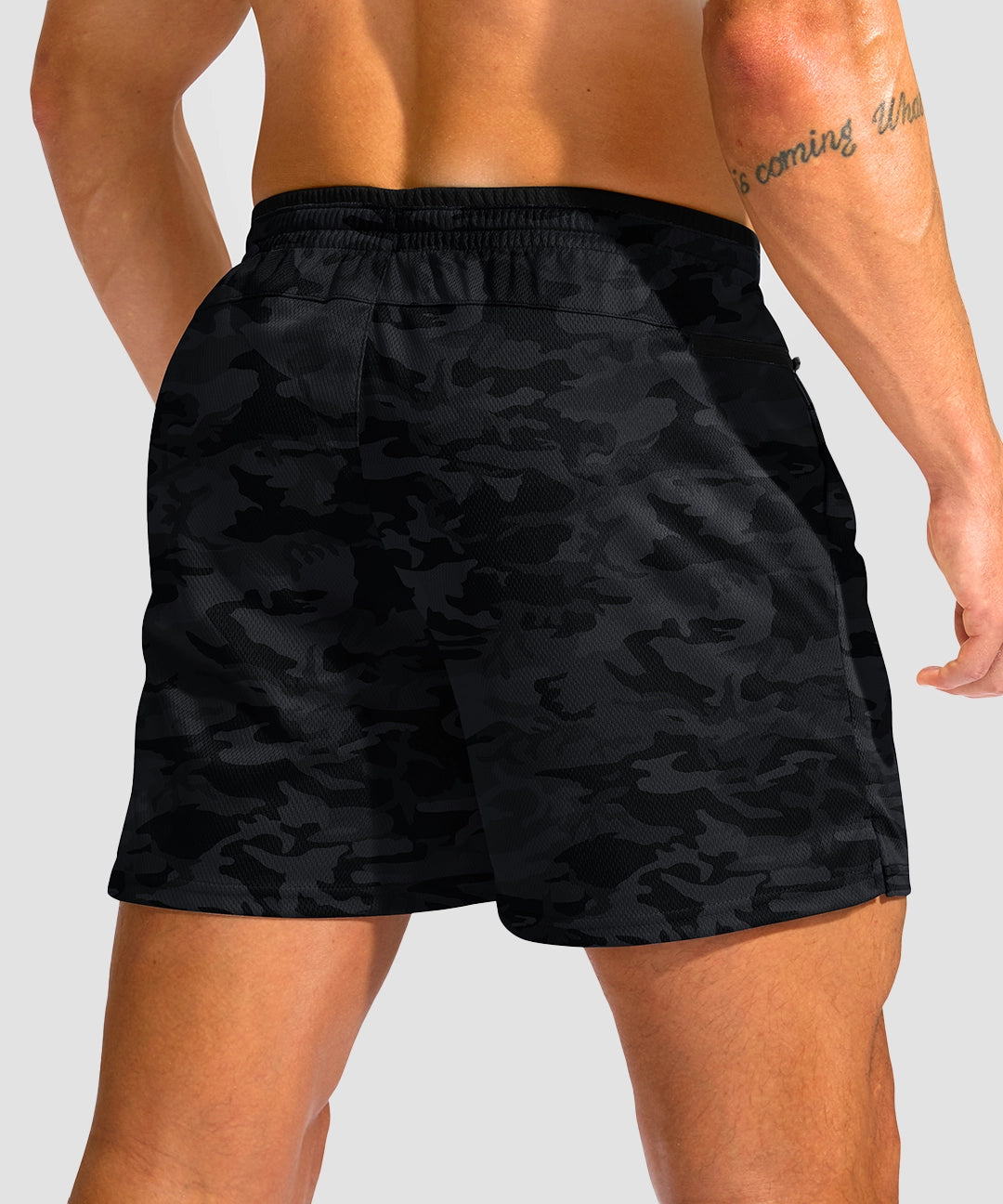 Mesh Split-Leg Zip Pockets Short 5''/7'' - Image 27