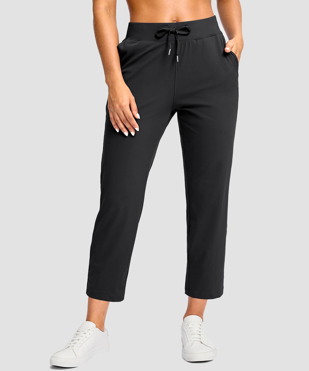 Drawstring With Pockets Ankle Pant - Image 6