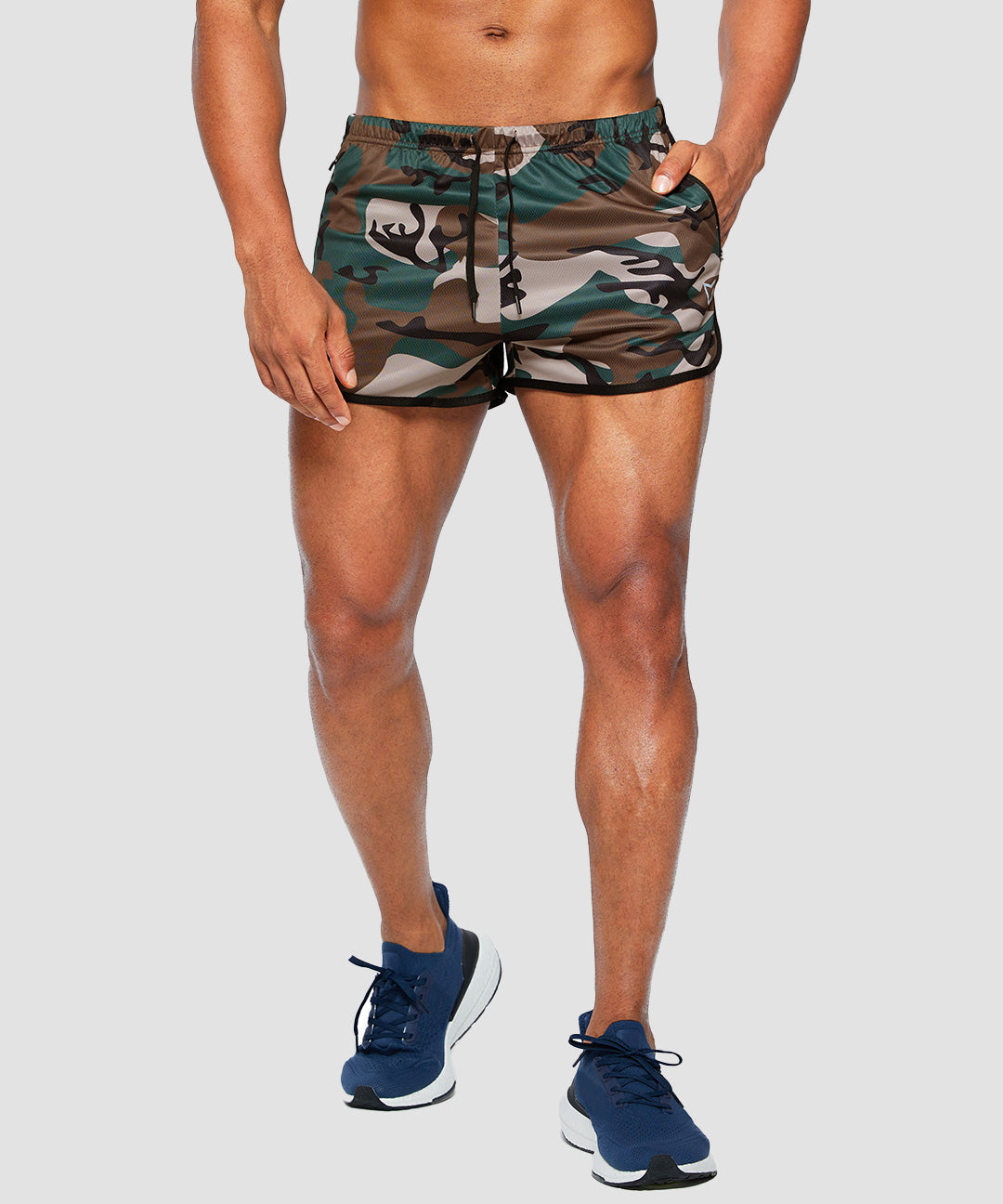 Side Slit Zipper Pockets Lined Short 3'' - Image 26