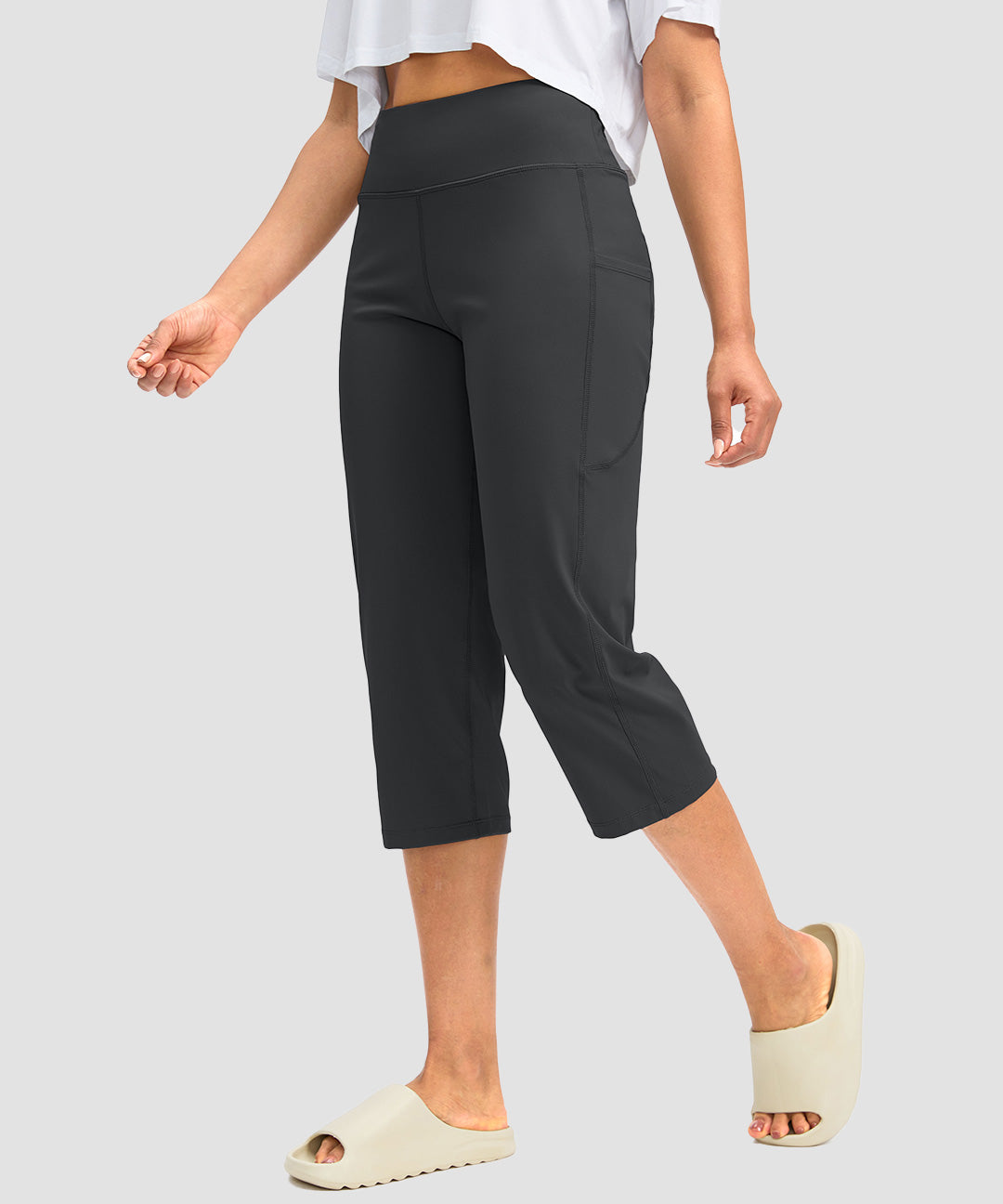 High Waist Straight Capri - Image 14