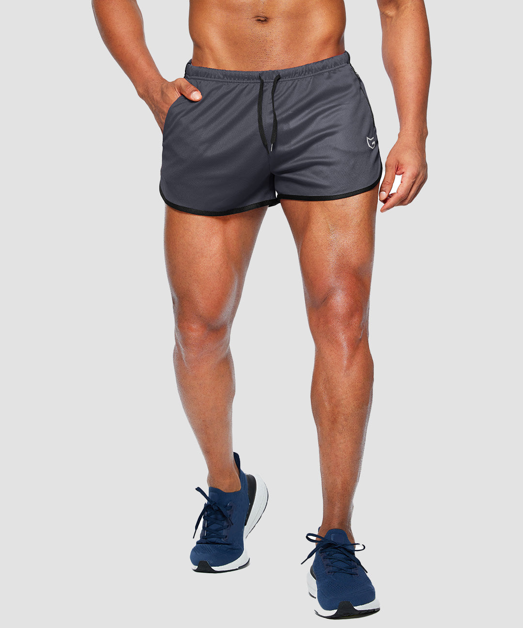 Side Slit Zipper Pockets Lined Short 3'' - Image 16