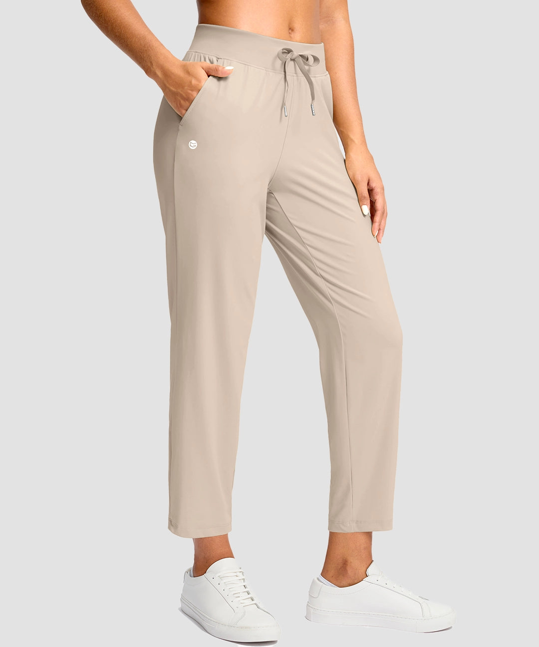 Drawstring With Pockets Ankle Pant - Image 29