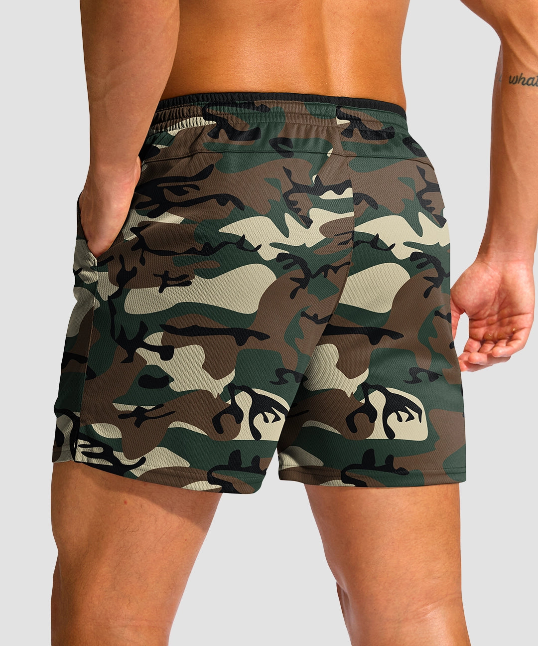 Mesh Split-Leg Zip Pockets Short 5''/7'' - Image 19