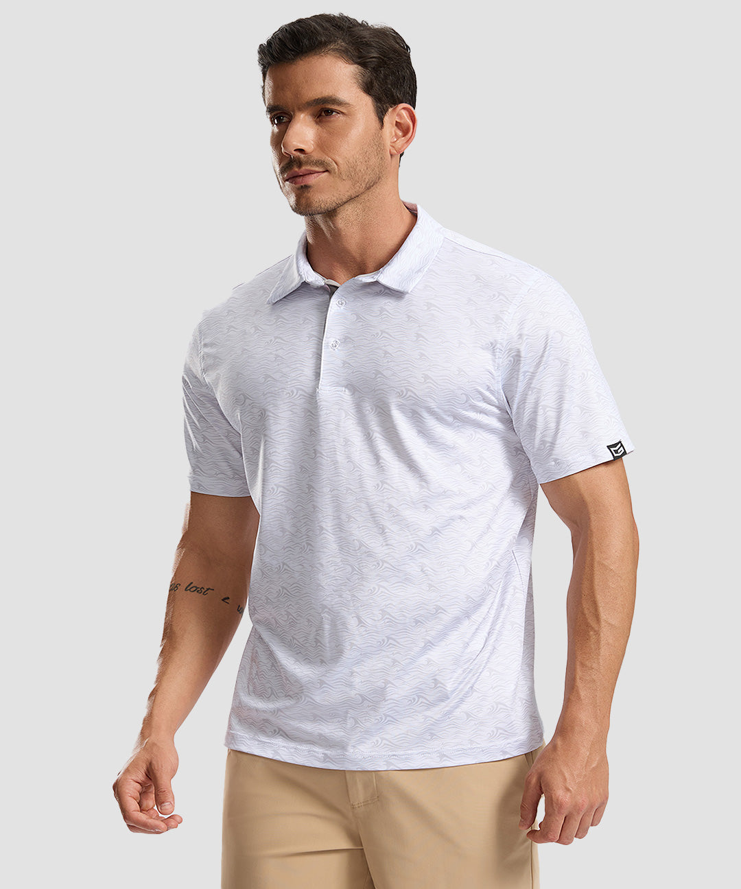 Dry Fit Printed Golf Polo - Image 11