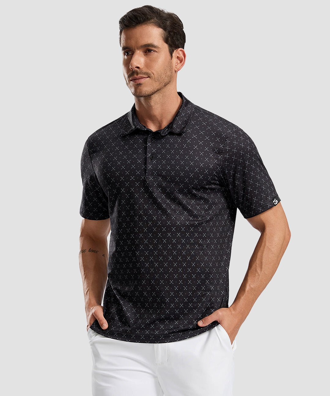 Dry Fit Printed Golf Polo