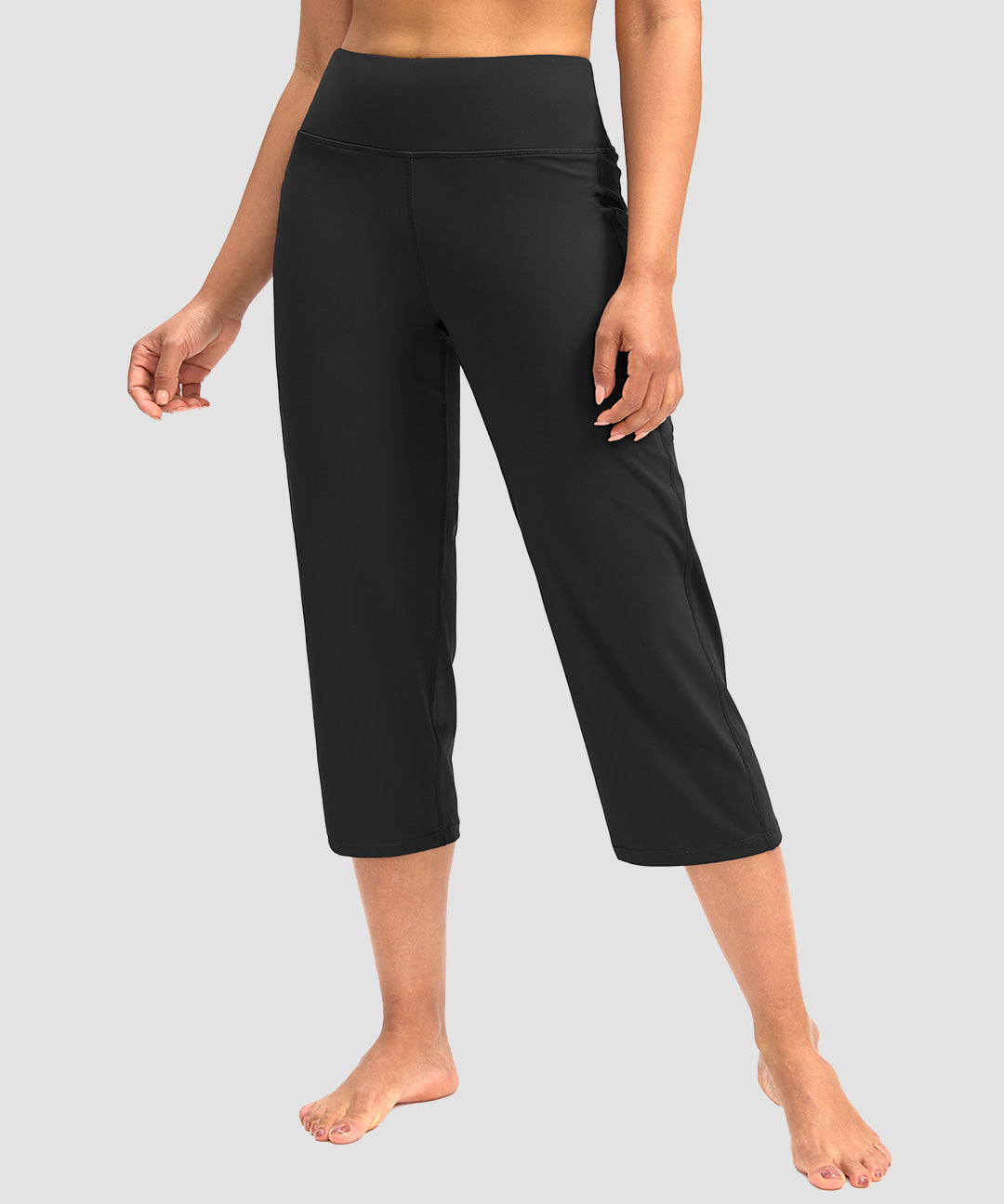 High Waist Straight Capri - Image 2