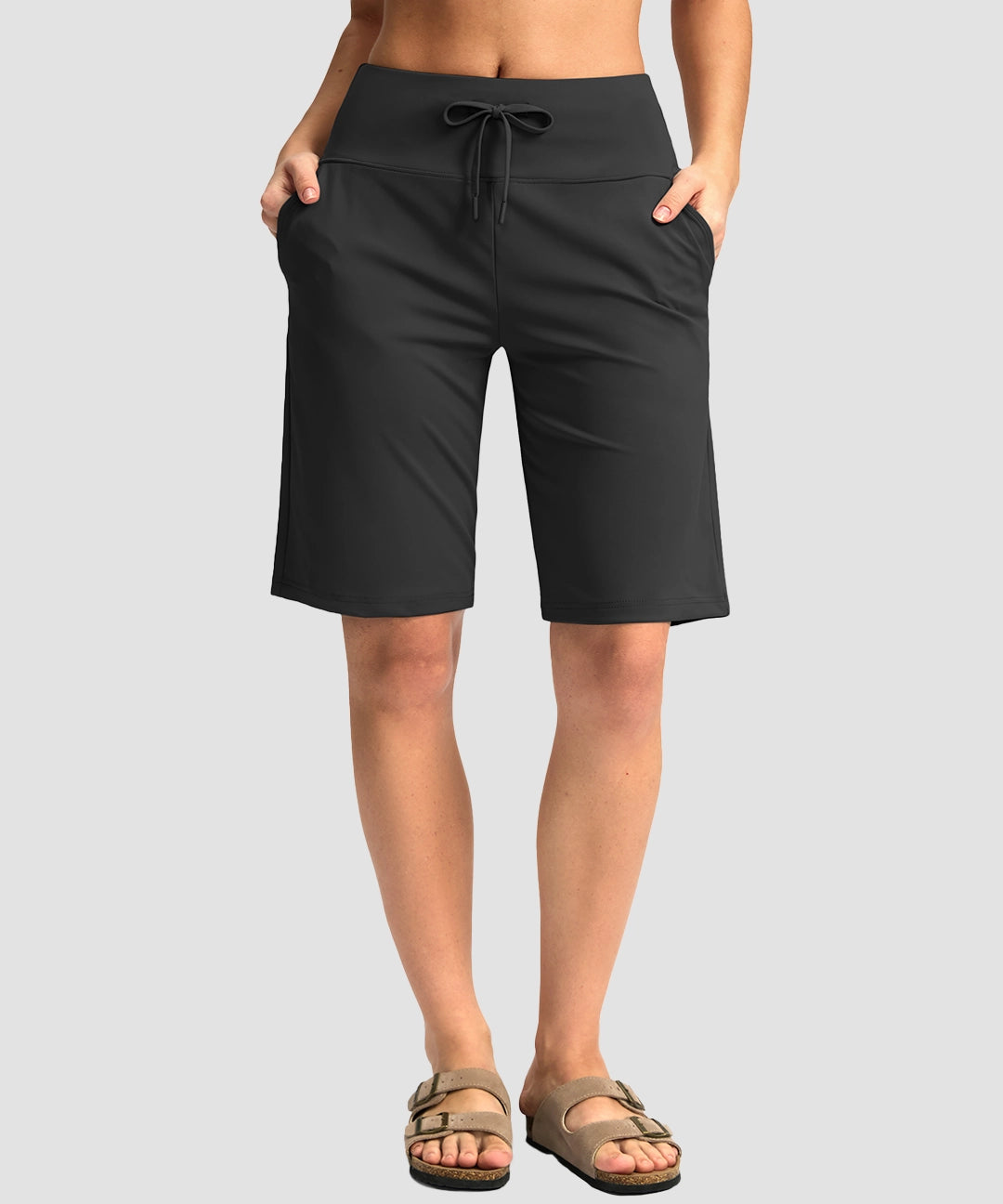 Drawstring Stretchy Bermuda Short 11'' - Image 14