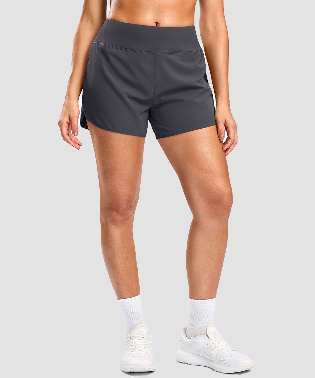 Side Slit With Mesh Liner Short 3'' - Image 25