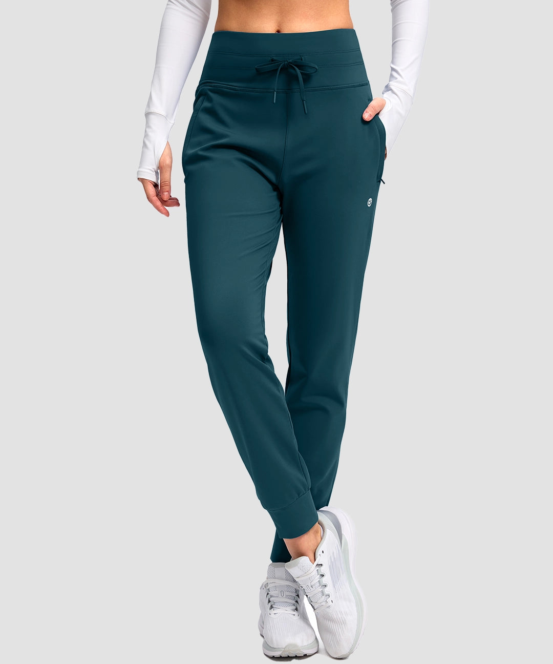 High Rise Fleece-Lined Jogger - Image 16