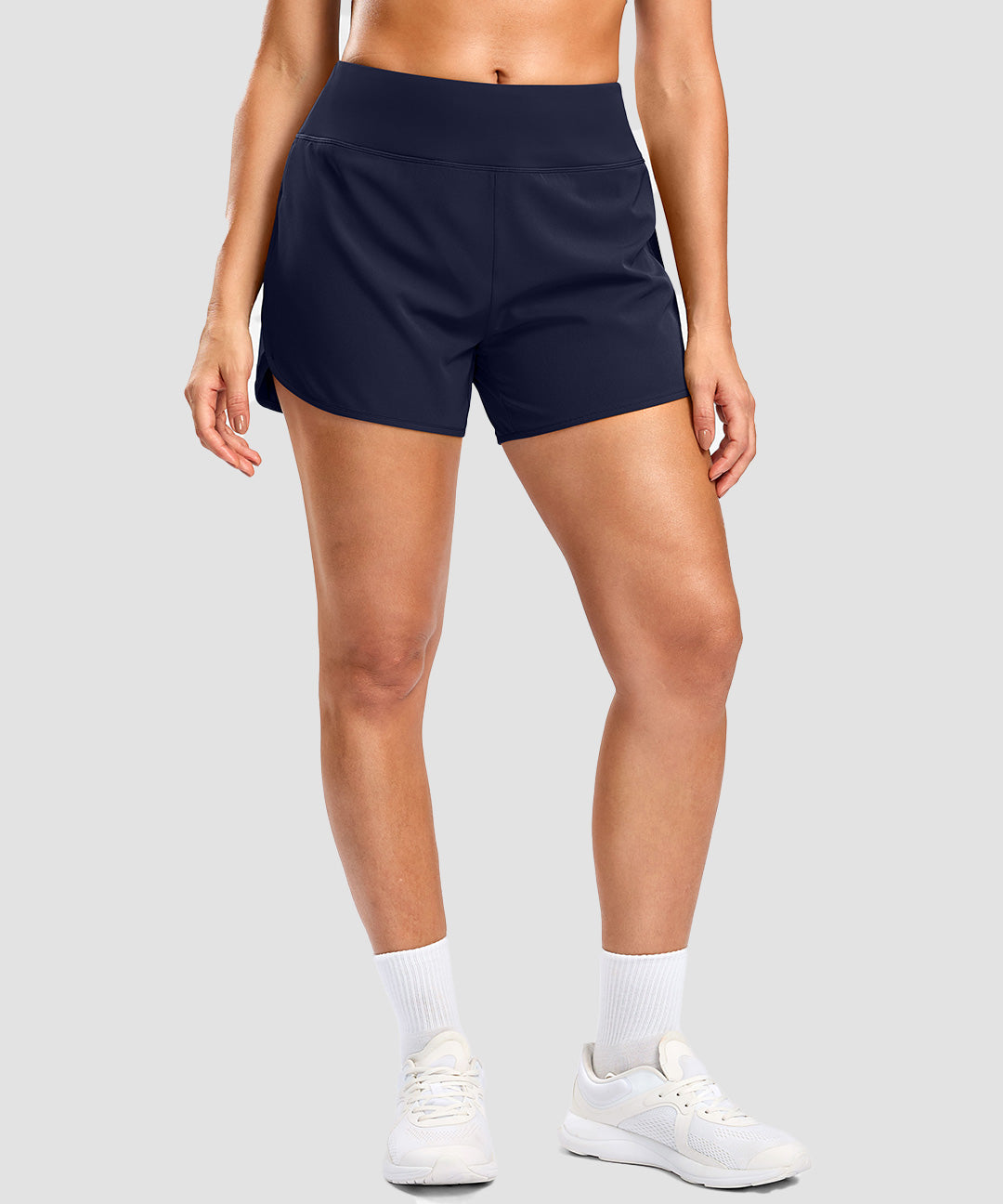 Side Slit With Mesh Liner Short 3'' - Image 19
