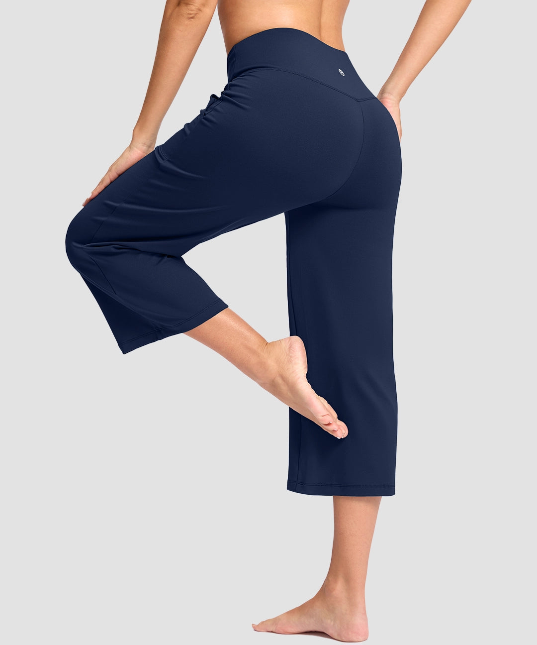 High Waist Wide Leg Capri - Image 2