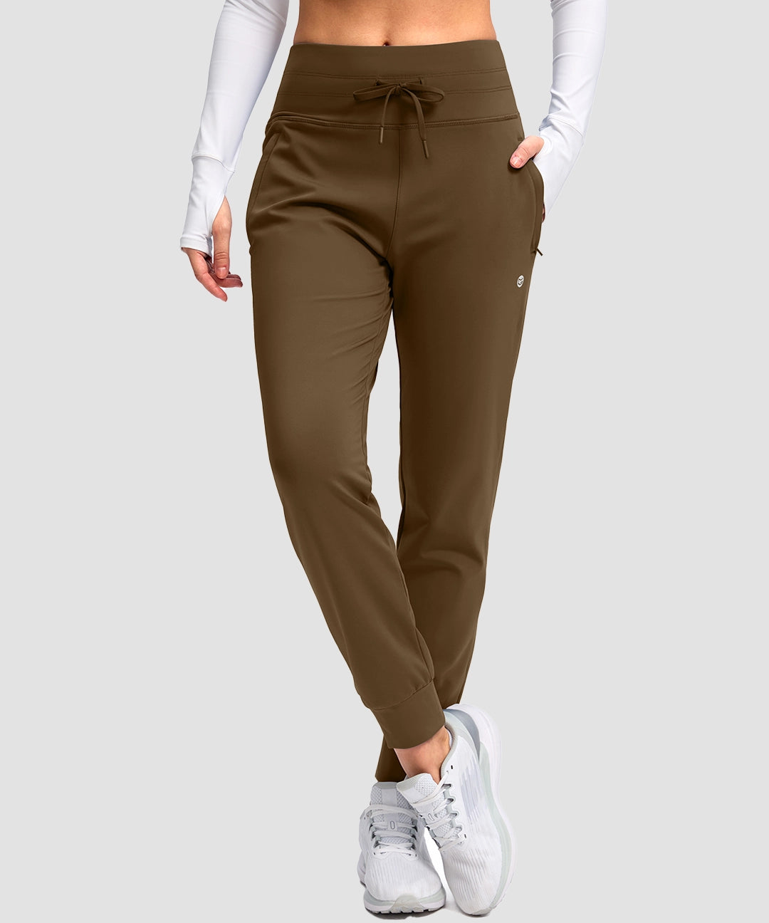 High Rise Fleece-Lined Jogger - Image 19