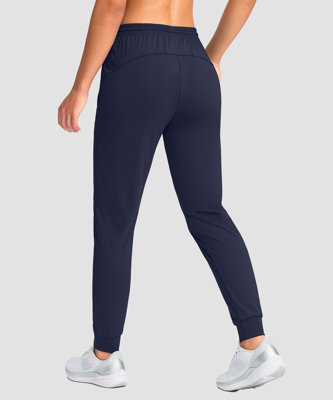 Elastic Waist Zip Pockets Jogger - Image 19