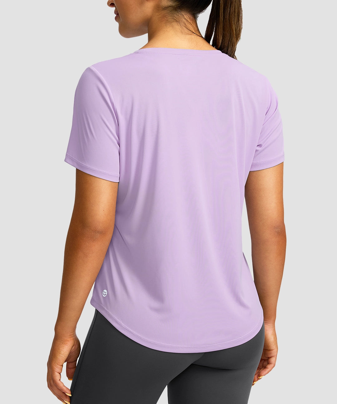 Crew Neck Curved-Hem Sun Tee - Image 3