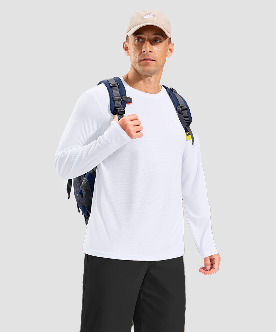 UV Protection Grid-textured Long Sleeve - Image 11