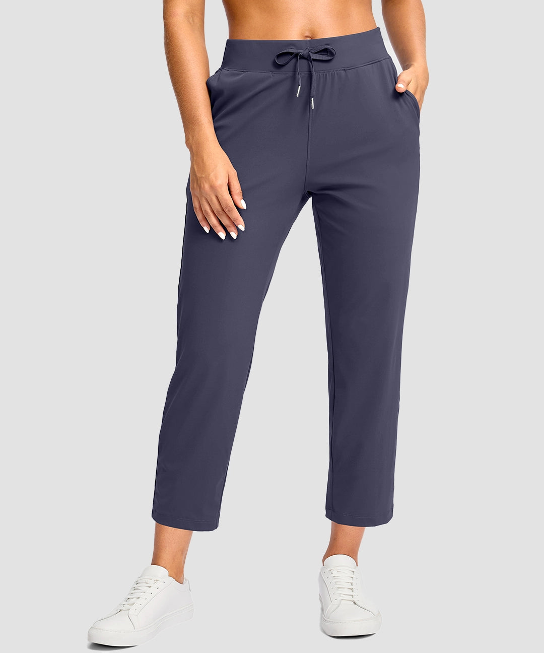 Drawstring With Pockets Ankle Pant - Image 2