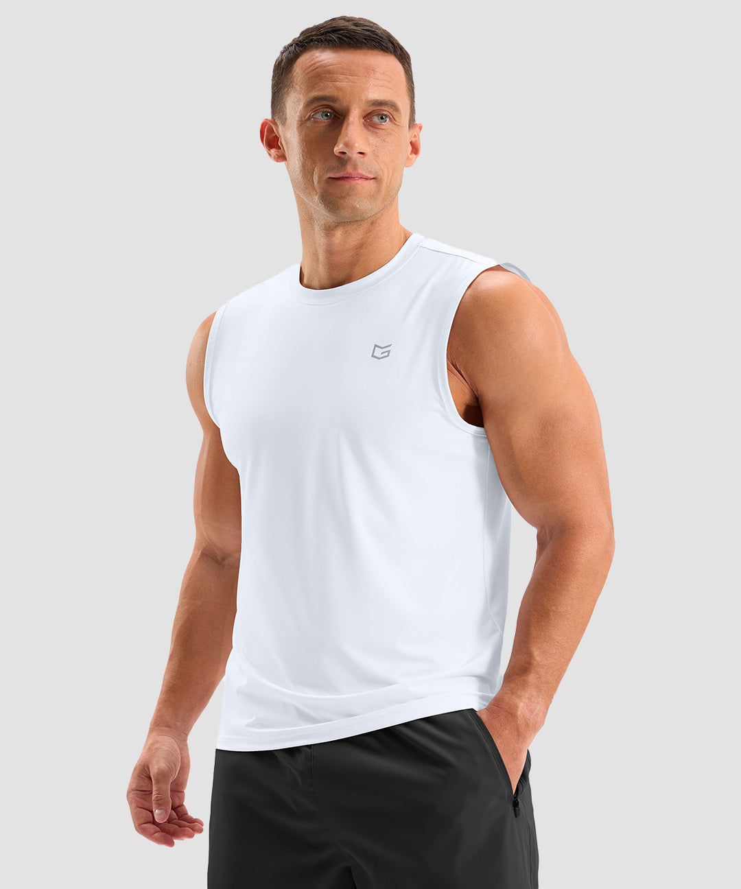 Crew Neck Tank Top - Image 10
