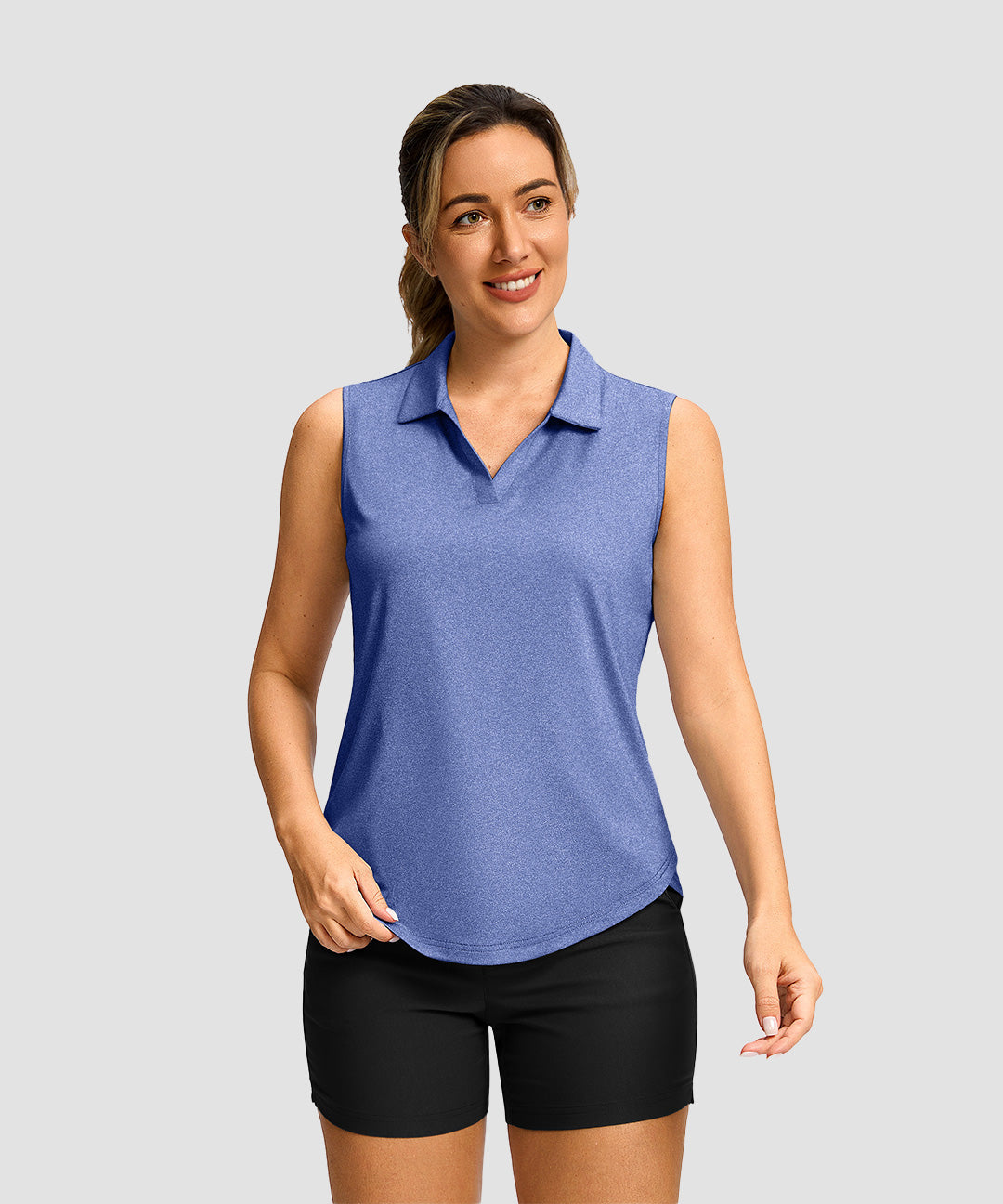 High-Low Polo Tank Top - Image 18