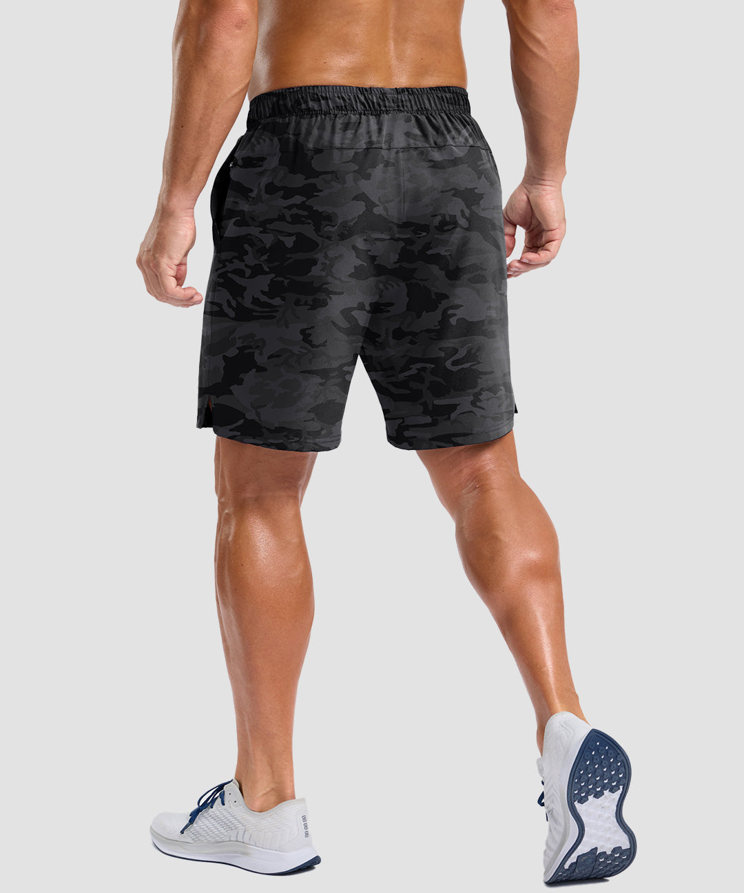 Elastic Waist Split Hem Short 5''/7''/9'' - Image 27