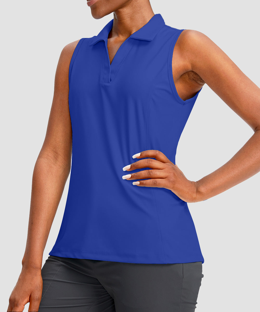 Polo Neck Slim Fit Tank Top - Image 10