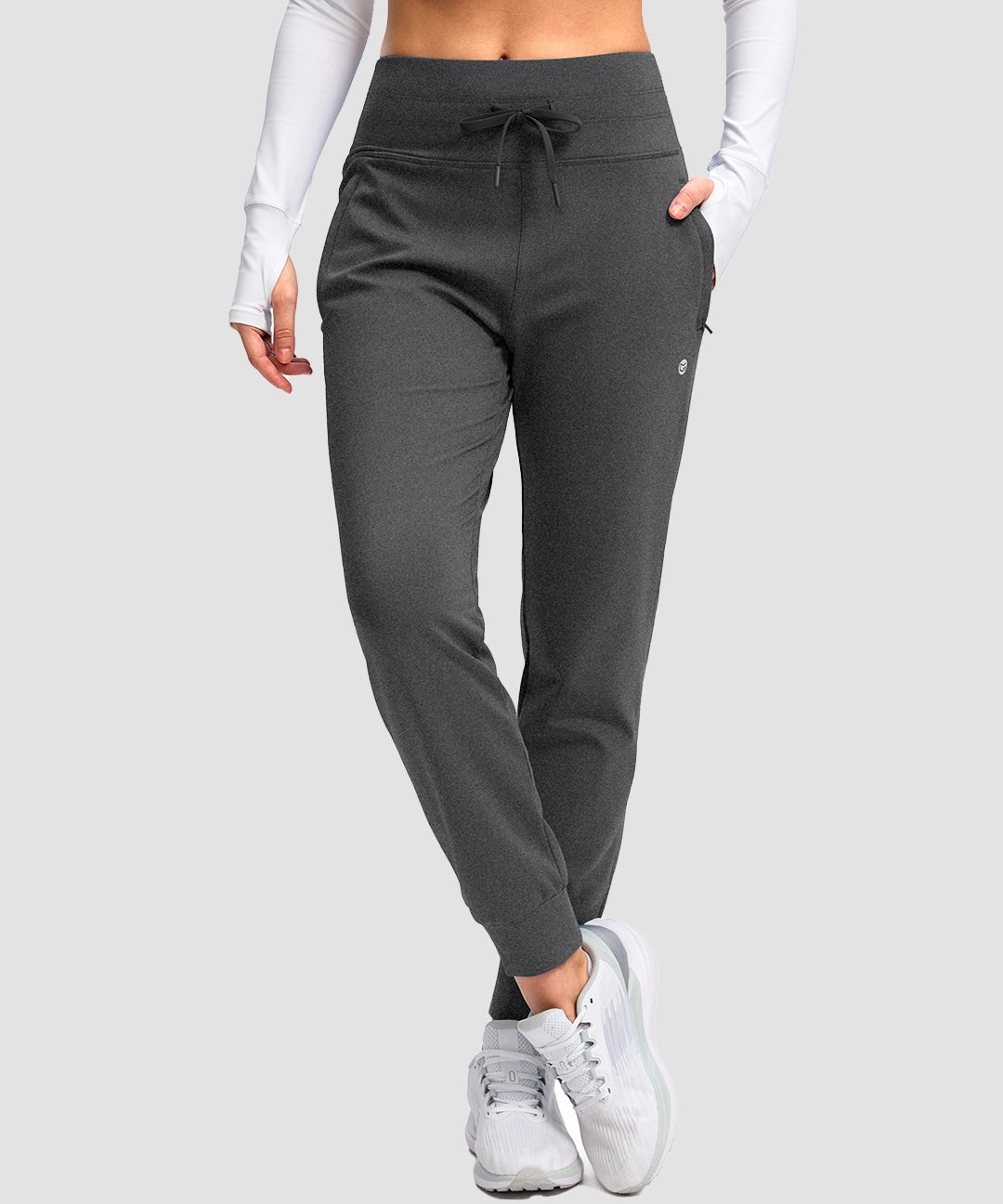 High Rise Fleece-Lined Jogger