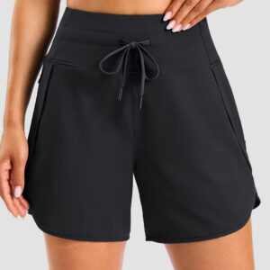 Knit Waistband Zip Pocket Short 5''/7''