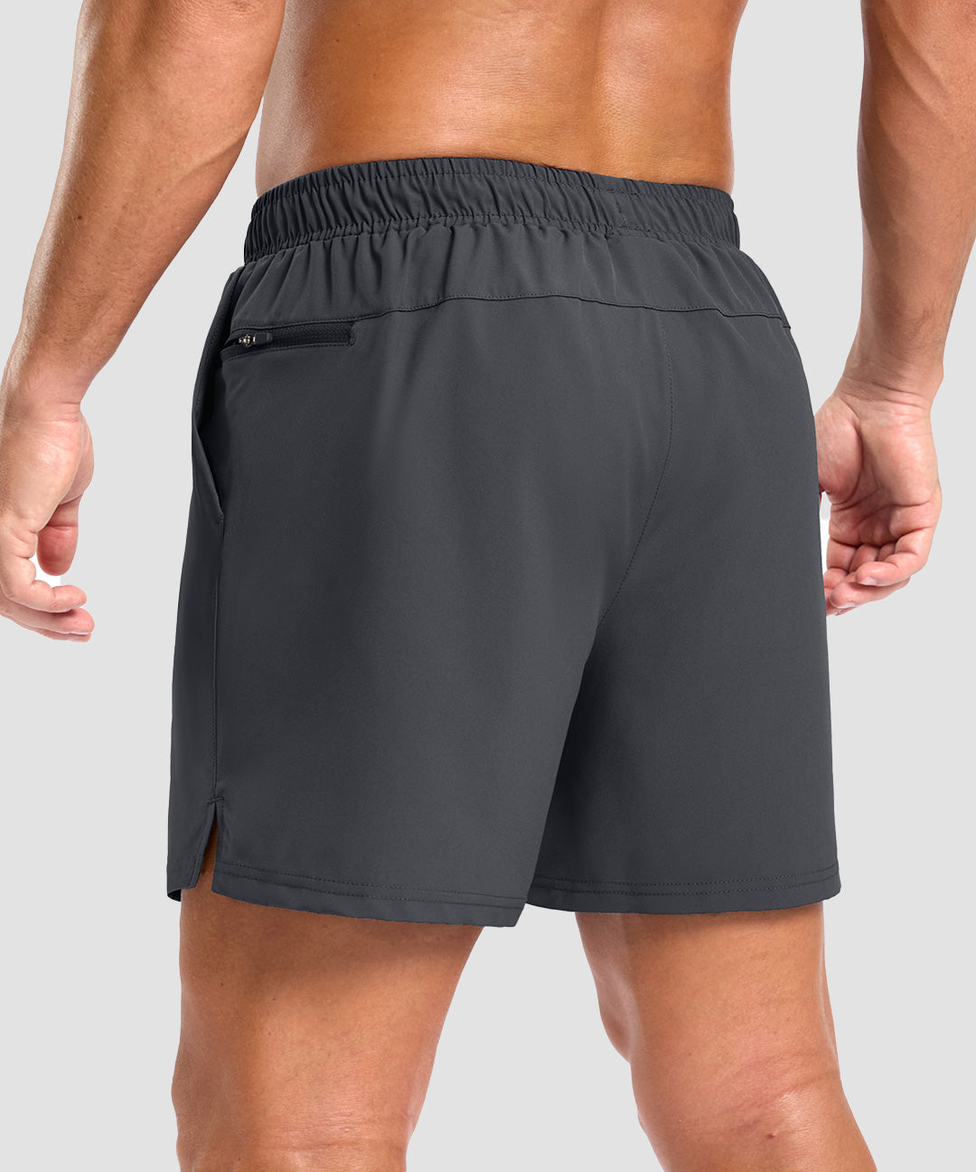 Elastic Waist Split Hem Short 5''/7''/9'' - Image 13
