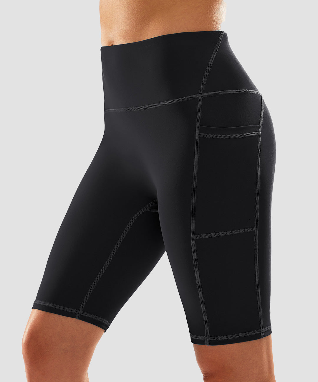 High Waist Pockets Lined Short 9'' - Image 3