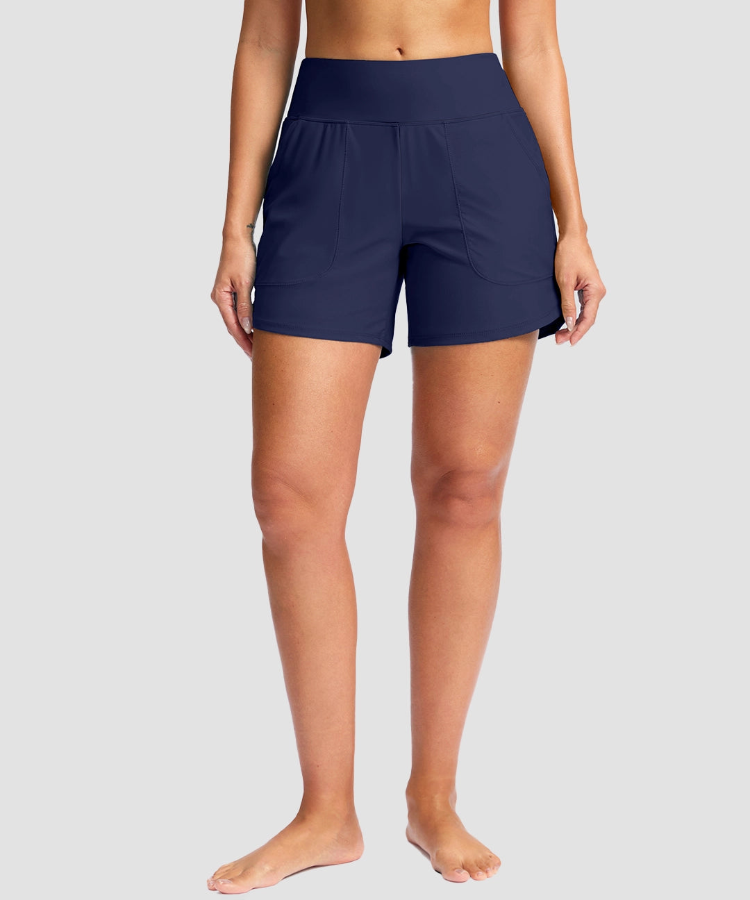 Sun Protection V-slit Lined Short 5'' - Image 7