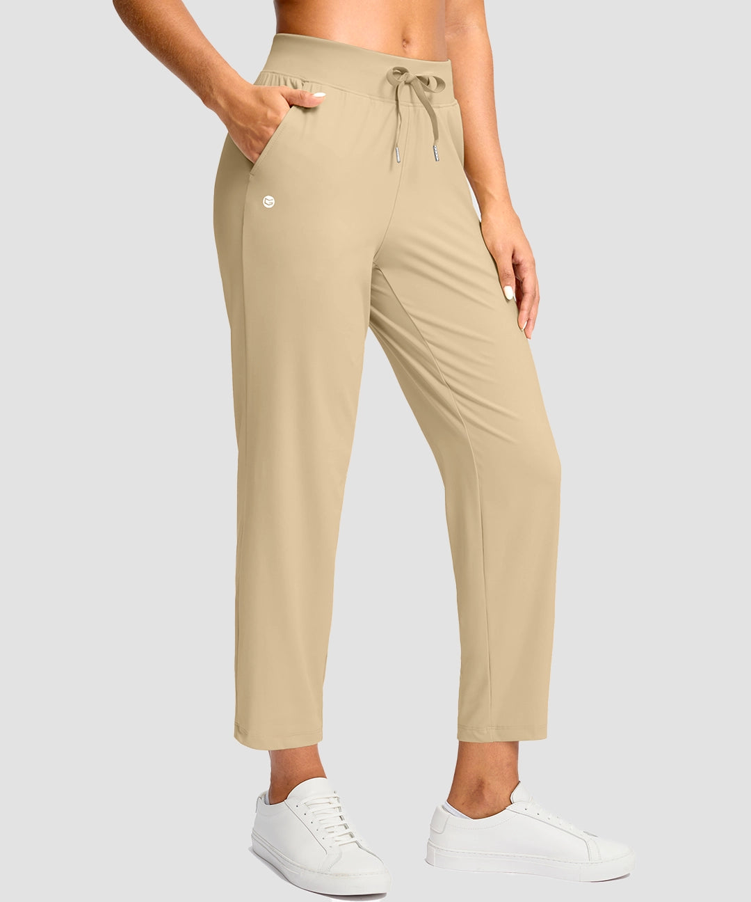 Drawstring With Pockets Ankle Pant - Image 25